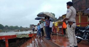 मंदाकिनी का फिर बढ़ा जलस्तर, चित्रकूट में प्रशासन अलर्ट मोड पर