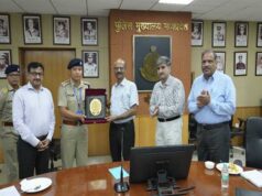 उत्तर पूर्वी पुलिस अकादमी के प्रशिक्षु पुलिस अधिकारियों ने की पुलिस महानिदेशक से भेंट
