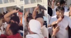 लखनऊ में यूपी कांग्रेस मुख्यालय पर हंगामा, अजय राय और ममता चौधरी के समर्थक आमने-सामने