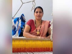 उन्नत उपकरण सहायता योजना से टोकेश्वरी साहू को बुनाई कार्य में मिली सहूलियत