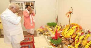 महानवमी पर राज्यपाल पटेल ने किया कन्या पूजन, प्रदेशवासियों की सुख-समृद्धि की कामना