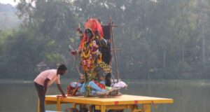 भोपाल में दुर्गा मूर्ति विसर्जन के लिए 7 घाटों पर इंतजाम, क्रेन और गोताखोर तैनात