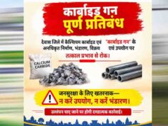 ग्वालियर जिले में कार्बाइड गन के निर्माण, क्रय, विक्रय, भण्डारण व उपयोग पर प्रतिबंधित