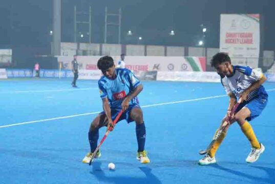 छत्तीसगढ़ हॉकी लीग के उद्घाटन मुकाबले में न्यायधानी नाइट्स की शानदार जीत, राजधानी रॉयल्स को 2-1 से हराया