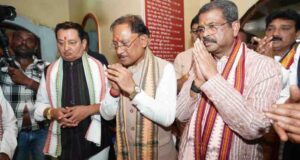 मुख्यमंत्री विष्णु देव साय ने रामचंडी मंदिर में पूजा-अर्चना कर प्रदेश की खुशहाली एवं सुख-समृद्धि की कामना की