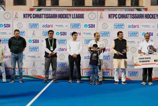 छत्तीसगढ़ हॉकी लीग: न्यायधानी नाइट्स ने संस्कारधानी स्ट्राइकर्स को दी शिकस्त