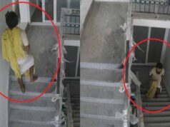 वृंदावन आश्रम कांड में नया CCTV आया सामने, प्राइवेट पार्ट काटने के बाद चौथी मंजिल की ओर जाता दिखा दीपक
