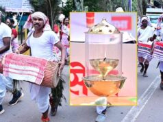 विकसित भारत के संकल्प से जगमगाया जशपुर, पर्यटन मंत्री राजेश अग्रवाल के नेतृत्व में निकली ‘सेवा ज्योति यात्रा’
