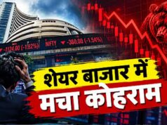 शेयर बाजार में भारी गिरावट, निवेशकों के ₹10 लाख करोड़ साफ; सेंसेक्स 72,000 के नीचे