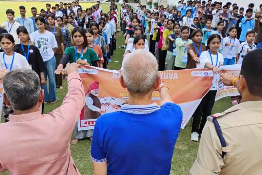 N.S.S. स्वयंसेवकों ने नशे के विरुद्ध ली शपथ नशा न करेंगे ना करने के लिए प्रेरित करेंगे