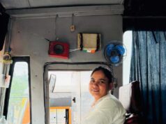 शक्ति स्वरूपा सोनू ने परंपरा तोड़कर संभाला बस का स्टीयरिंग