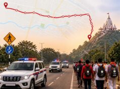 Dongargarh News: मां बम्लेश्वरी के दर्शन को जाने वाले पदयात्रियों के लिए बना सुरक्षित कॉरिडोर