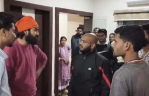 कोरबा के होटल में धर्मांतरण के आरोप पर हंगामा, बजरंग दल ने जताया विरोध