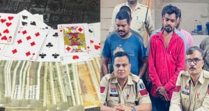 Bilaspur में जुआ फड़ पर पुलिस की रेड, 10 जुआरी गिरफ्तार