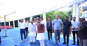 सेवा संकल्प ज्योति यात्रा की तैयारियों को लेकर मंत्री सारंग ने किया जिला मुख्यालय कार्यक्रम स्थल का दौरा