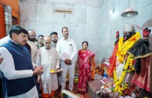 मुख्यमंत्री डॉ. यादव ने काली माता मंदिर में किए दर्शन-पूजन, प्रदेश की सुख-समृद्धि की कामना की