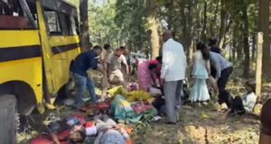 मनेंद्रगढ़-केल्हारी मार्ग में हुई बस दुर्घटना पर मुख्यमंत्री विष्णु देव साय ने जताया गहरा शोक