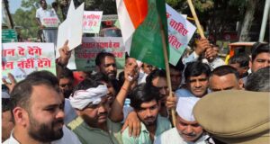 भोपाल मास्टर प्लान 2047 के विरोध में किसानों का प्रदर्शन