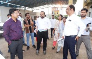 प्रमुख सचिव सोनमणि बोरा ने एसटीपी प्लांट और पीएमई-बस डिपो का किया अवलोकन