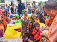 योगी सरकार का राहत कार्यों के साथ बाढ़ का पानी उतरते ही सफाई और दवा छिड़काव तेज करने पर जोर